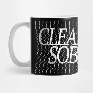 Clean & Sober - Sobriety Logo Design Mug